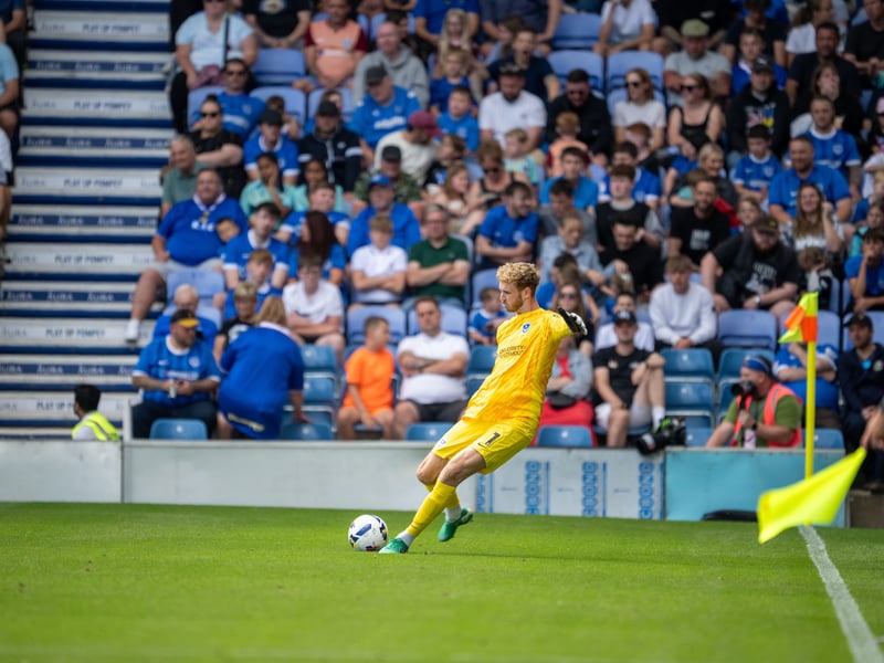 Pompey’s first-choice goalkeeper for the new campaign and easily Mousinho’s number one. Enjoyed an outstanding maiden season in England last term and will be looking to continue his fine form. 