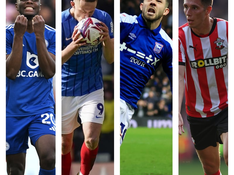Leicester's Patson Daka, Pompey's Colby Bishop, Ipswich's Conor Chaplin and Southampton's Ross Stewart are all contenders for the golden boot with the bookie.