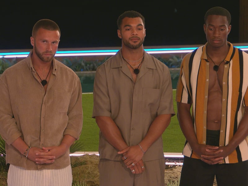 Chris Middleton (L) will not be winning Love Island in 2025. He was dumped during series 12. 