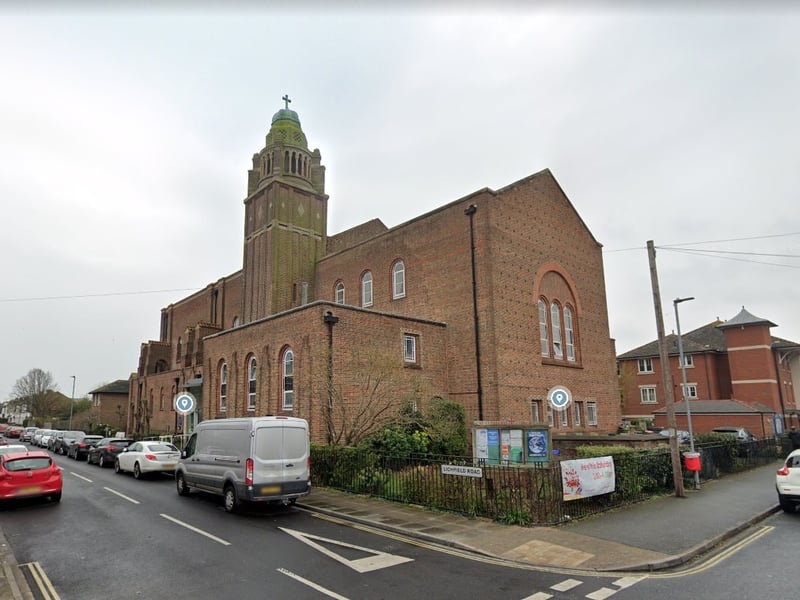 Built in 1914-15 by E Stanley Hall, the original east end apse was destroyed by bombing, and the present east end wall is a post-war reconstruction. This has been remodelled in the last 10 years to provide community facilities and the present church sits in the western two bays of the former nave of the church only. The roofs over the worship space and the bell tower are in poor condition. A National Lottery Heritage Fund Grants for Places of Worship scheme grant was used to develop the project, but funding for repairs has yet to be found. It has been given a priority D grade.