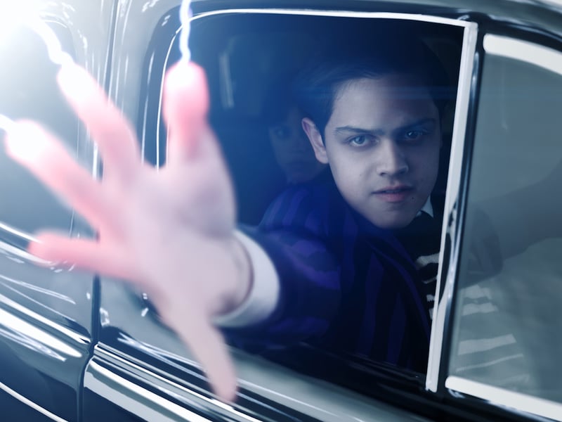 Wednesday's younger brother Pugsley will be around much more in season two. Not only is he taller than before, he has electric powers. Isaac Ordonez plays Pugsley.