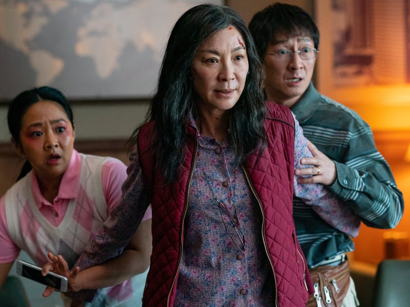 Completing our list is the word of mouth hit 'Everything Everywhere All at Once' which went on to win seven Oscars including Best Picture, Best Director, Best Original Screenplay, Best Actress for Michelle Yeo), Best Supporting Actor for Ke Huy Quan) and Best Supporting Actress for Jamie Lee Curtis. The madcap multiverse film has a rating of 94 per cent.