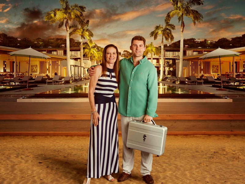 Mother and son duo Sue and Jeremy just missed out on the series 2 final. Sue, 59 (at time of filming), is a tech broker and lives in Halifax, while Jeremy, 23, is a residential property manager in London. They were eliminated in the penultimate episode