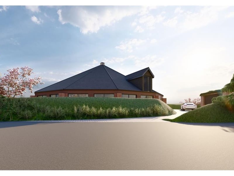 The approved planning, dating from April 2020, includes a double-storey house with the main reception rooms on the ground floor. Most rooms would lead directly to the gardens via French doors, with the bedrooms situated on the upper floor.