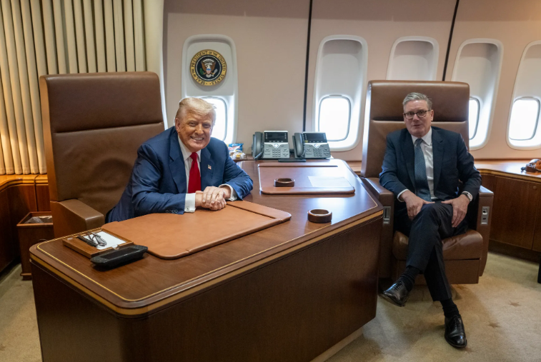 President Donald Trump went to his Aberdeenshire resort to open a new golf course. 