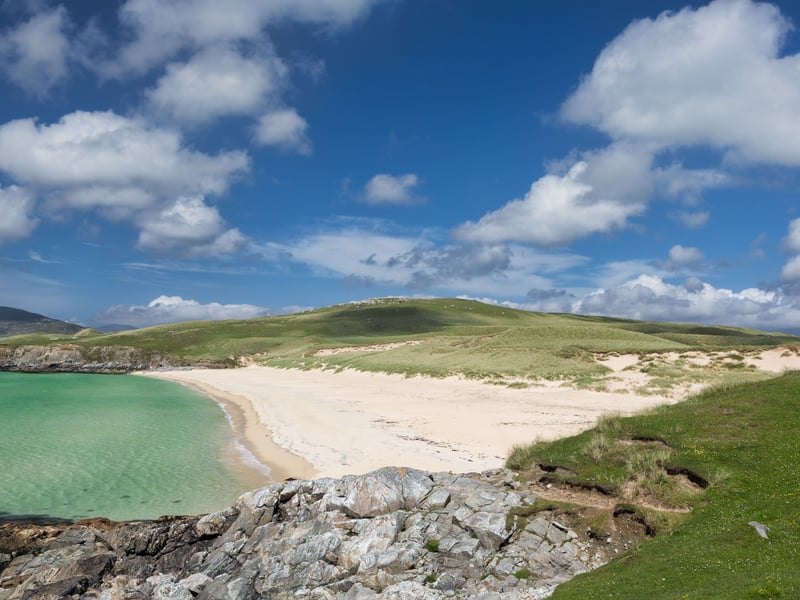 Luskentyre Beach in Harris, Scotland, came first in the study with 93.79 per cent of reviews (1,072 out of 1,143) rating it five stars. This beach boasts white sands, blue-green waters, and was named one of the UK’s best beaches in the Tripadvisor Travellers’ Choice Awards. It is found on the west coast of South Harris in the Outer Hebrides. 