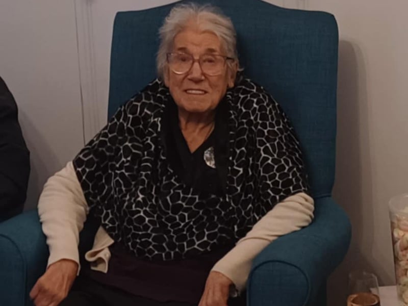 After an amazing 100 years, Hazel passed away at  the Carleen Nursing Home  following a short illness.
Hazel will be greatly missed by her son Mark, daughters in law Valerie & Sallyanne, granddaughter Rayne,
and all her family and friends.
Rest in peace.
The funeral service will take place at 12pm on Tuesday 12th August at Portchester Crematorium, North Chapel.
Donations can be made to the ‘British Heart Foundation’ c/o Waters & Sons Independent Funeral Directors
at www.watersandsons.co.uk
