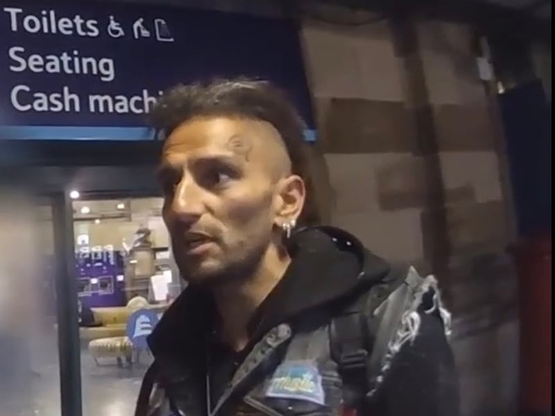 A thug who has legally changed his name to Lucifer Of-Darkness punched a man unconscious in a train station toilet before admitting what he had done to police officers.
Lucifer Of-Darkness left victim Christopher Jamieson lying out cold on the floor of the public convenience and with a bloodied face following the attack at Waverley station in Edinburgh earlier this year. The 41-year-old French national, previously known as Berkani Nahim, then handed himself in to British Transport Police officers claiming he was forced to strike the victim in self defence. He was arrested and charged with assault and stood trial at Edinburgh Sheriff Court in July after denying the offence but was subsequently found guilty by a sheriff. Of-Darkness returned to the dock for sentencing last month where lawyer Gordon Stewart said his client had been in Scotland for around three months before the assault and lives “a vagabond life”. Sheriff John Mundy sentenced Of-Darkness, from London, to a nine month jail term backdated to May 30.