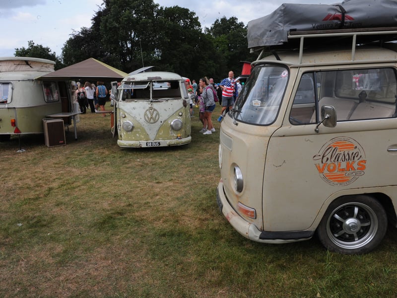 The 20th annual VW Festival is currently being held at Harewood House.
