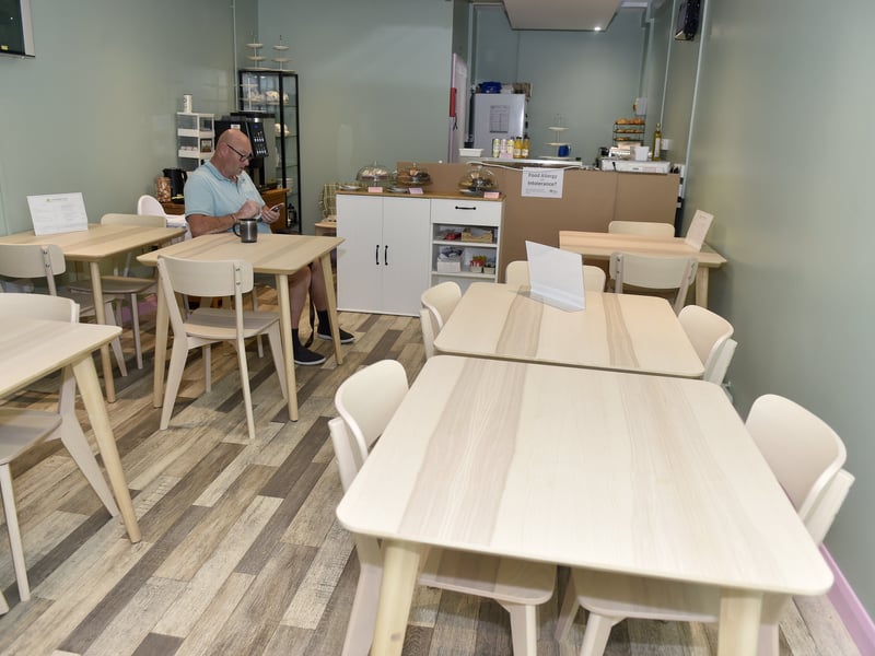 Lorraine Foster has opened her tearoom and yarn shop called A Good Yarn on July 31, 2025 in Bay Tree Walk, Wickham. 

Picture: Sarah Standing (080825-8526)