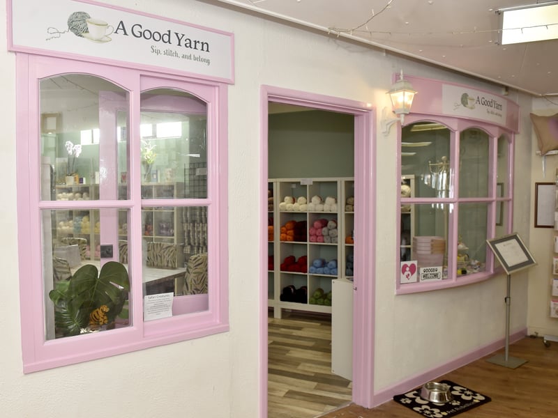 Lorraine Foster has opened her tearoom and yarn shop called A Good Yarn on July 31, 2025 in Bay Tree Walk, Wickham. Picture: Sarah Standing (080825-8534)