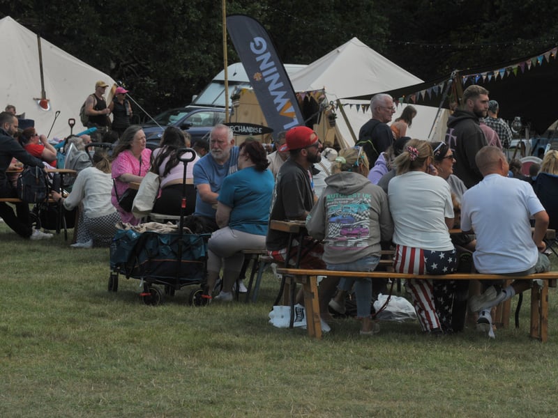 The festival is also filled with live music and entertainment.