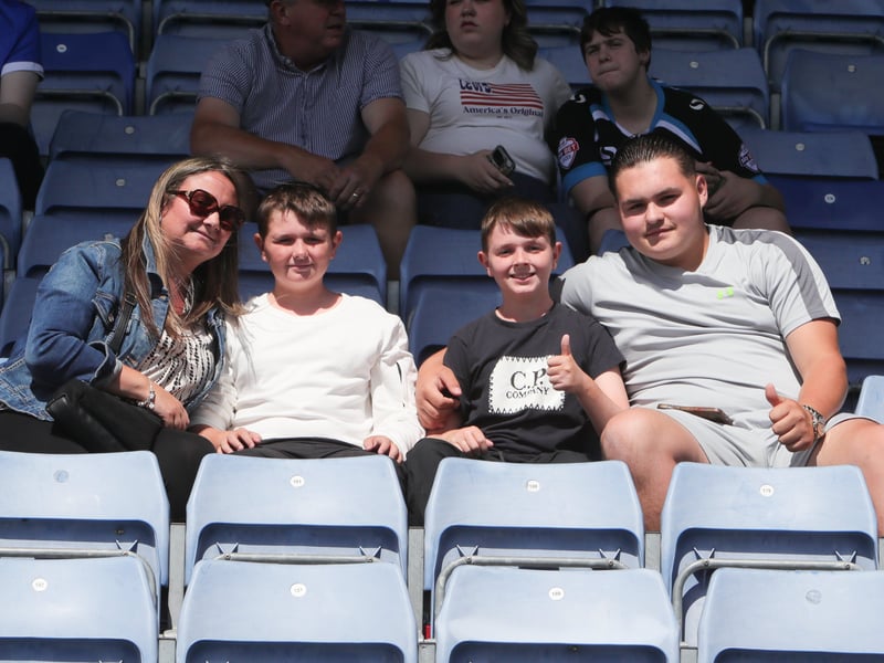 Pompey fans were in full voice as they lapped up the Championship victory at Oxford United.