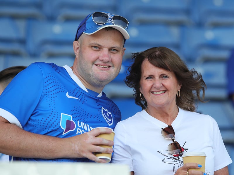 Pompey fans were in full voice as they lapped up the Championship victory at Oxford United.