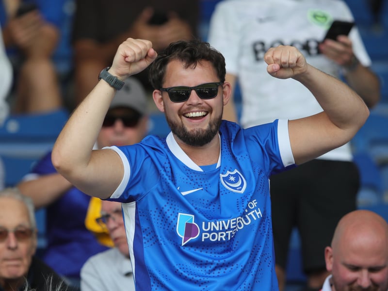 Pompey fans were in full voice as they lapped up the Championship victory at Oxford United.