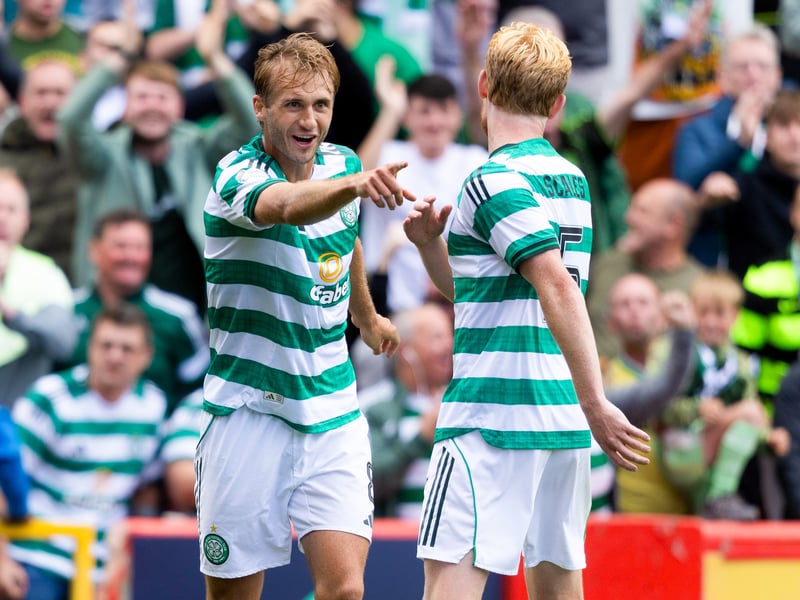 Reaffirmed his place alongside Carter-Vickers at the heart of Celtic's defence. Moved to left-back when Tierney came off. Did pick up a booking. 7