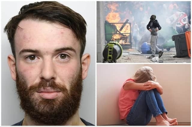 Phillip Wood, 23, of Victoria Grove, Wakefield, was jailed for 27 months after admitting to sexual offences. Wood, who is already serving a two-year sentence for violent disorder, lured a 12-year-old girl to his flat and sexually assaulted her.