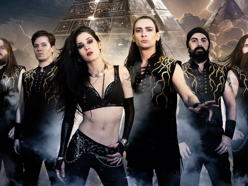 Russian-British symphonic power metal band, now based in England, distinguished by their three lead singers and orchestral arrangements. This will be their first appearance at Bloodstock.