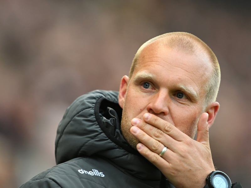 'I'm exhausted to be totally honest, I feel the same emotion as everyone else watching it.
'Coming to Fratton Park is so difficult, you only have to look at their form here last season and also the fact that they're such a consistent side.
'It's a difficult place, but think we really stood up to a tough test today and showed a real resilience and fighting spirit that will allow us to be in games this season, there's some real positives to take from today.
'We know how important our set pieces are so credit to the lads for taking it on board, we started the game really well and made it difficult for them.
'You have to be realistic you come to a place here with the noise and atmosphere - you have to except at times there are passages here where you'll be up against it.
'It's a tight pitch and they do such a good job of blocking the centre, they're so expansive. I was fearful at times.'

