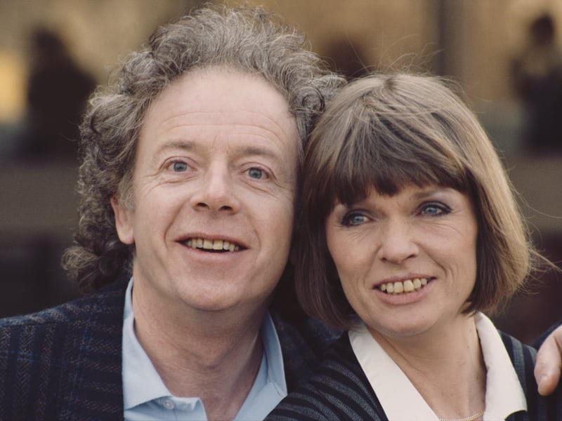 Eastenders actor Ray Brooks (left) died at the age of 86. His family confirmed his passing in a statement to the BBC, saying that he passed away peacefully after a short illness. The family also revealed at Brooks had been battling dementia in the years prior to his death. He is pictured in 1987 with fellow actor Janet Kay.