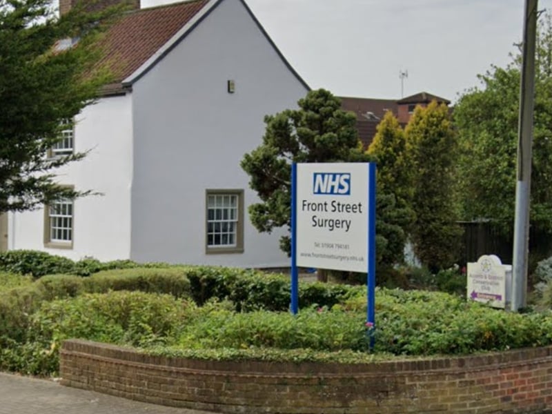 There were 289 survey forms sent out to patients at Front Street Surgery in Acomb. The response rate was 41%, with 118 patients rating their overall experience. Of these, 69% said it was very good and 25% said it was fairly good.