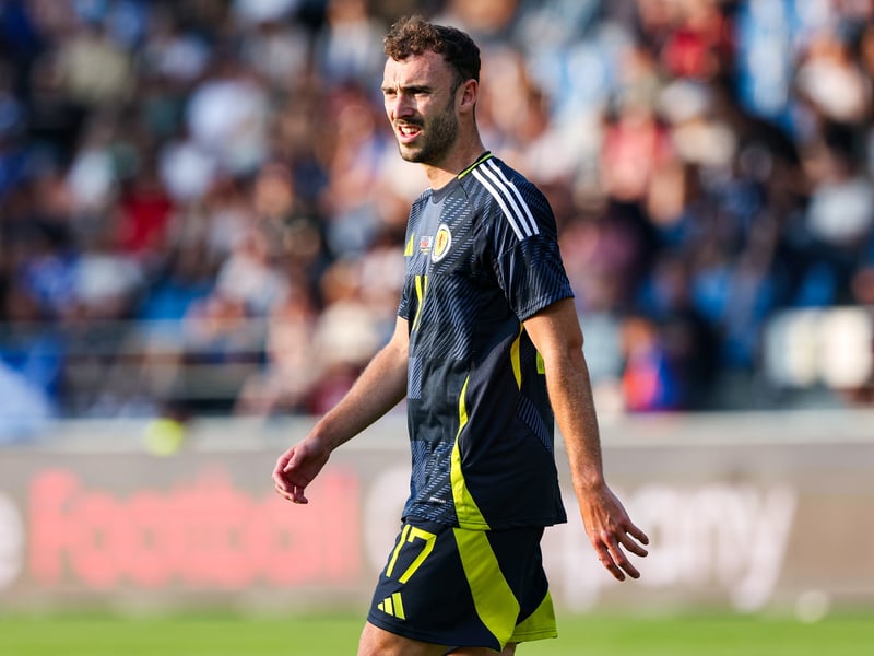 Certainly not a stranger to the Scotland squad, the ex-Hearts midfielder picked up his first cap against Liechtenstein in June, but has yet to feature in the World Cup qualification campaign. Has started West Ham's last two league games under Nuno Espirito Santos, and has tallied an impressive 90.1% passing accuracy rate, coupled with an 85.7% long passing accuracy. May return to the fold.