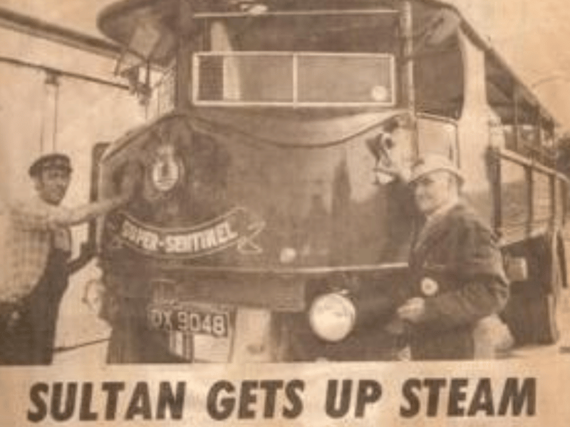 Pictured - Sultan Gets Steamed Up - The News Sat 20 Sep 1980