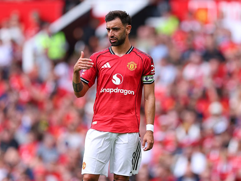 Fernandes is still the most influential United player and could feature mainly as a central midfielder next season.