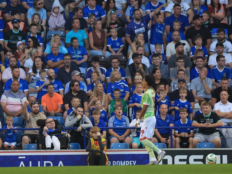 It was the biggest Carabao Cup attendance of the night at Fratton Park as 14,525 turned out for the clash with Reading.