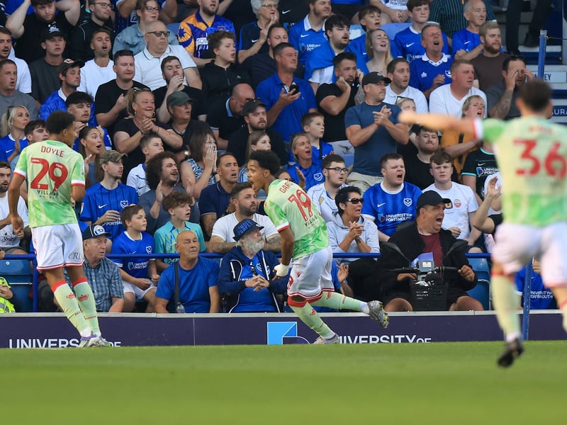 It was the biggest Carabao Cup attendance of the night at Fratton Park as 14,525 turned out for the clash with Reading.