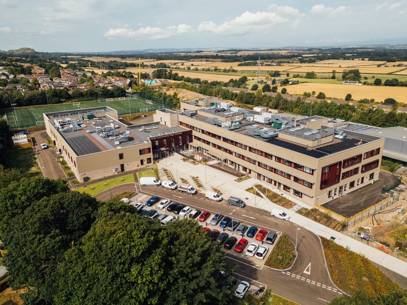 The new school building has been designed in line with the guiding principles of the Scottish Government’s Learning Estate Strategy.