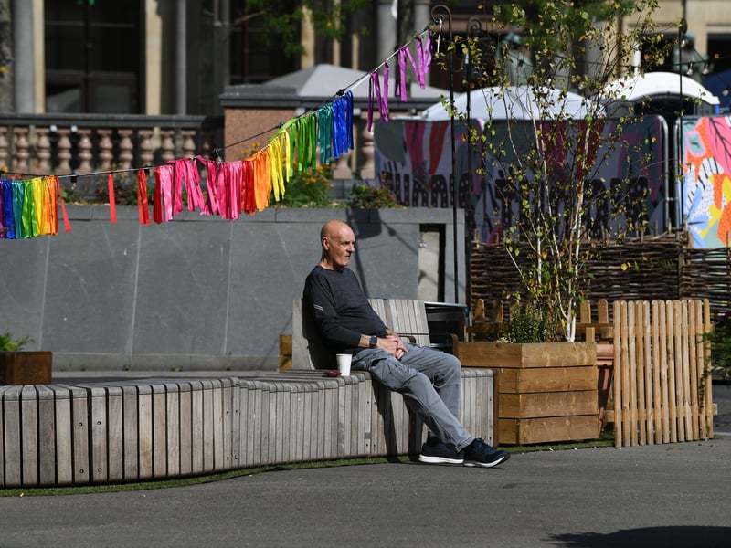 Temperatures hit as high as 32°C in parts of Leeds today as the city was struck by another heatwave.
