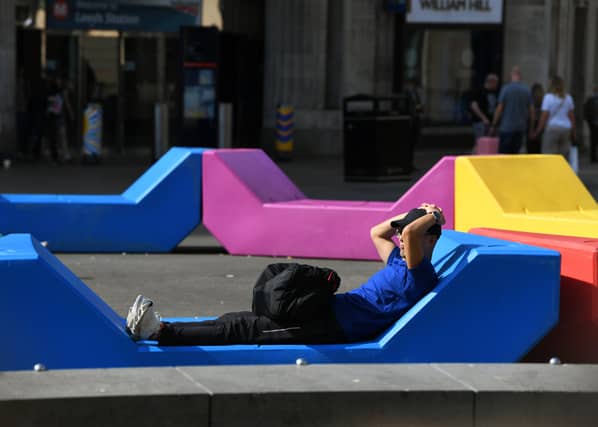 Temperatures hit as high as 32°C in parts of Leeds today as the city was struck by another heatwave.