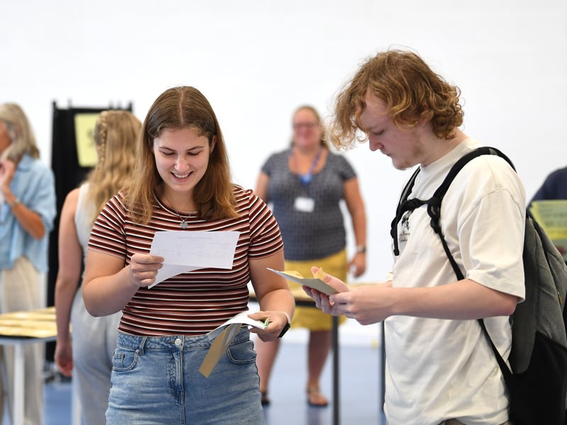 A-Level results at King's Academy Bay House School in Gosport. 

Pictured: Ruby Payne 18 who achieved two A* and one A

Picture: Paul Jacobs/pictureexclusive.com