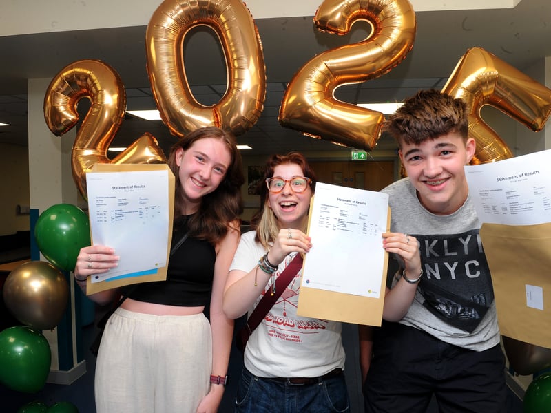 Ella Moule, Amelia McAleese, and Harrison Driver were all pleased with their results.