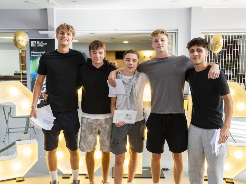 Students from City of Portsmouth College collected their A Level results this morning. 


Picture: Matthew Clark
