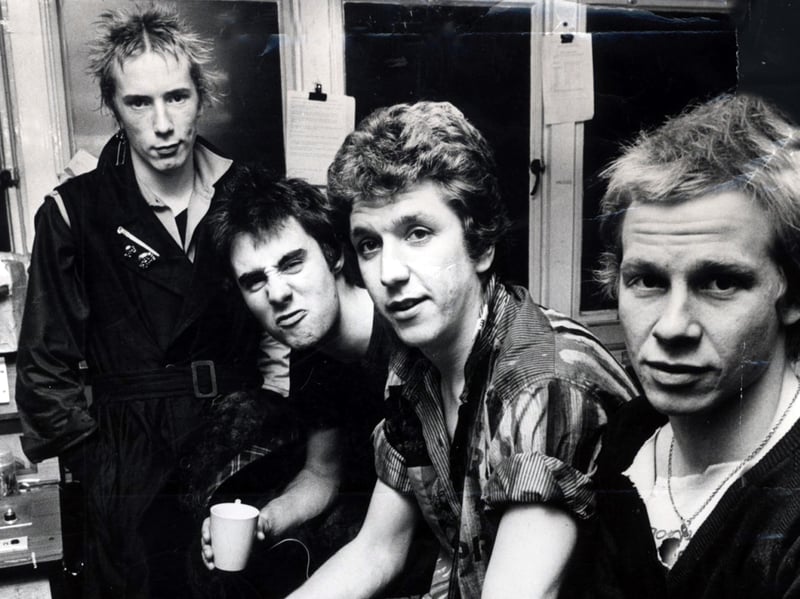 The Sex Pistols at Radio Hallam in December 1976