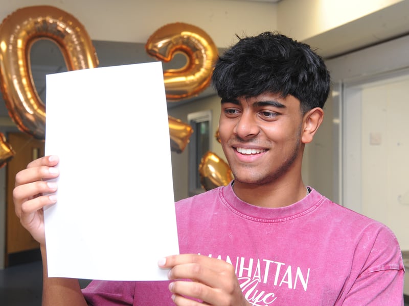 Derek Shine achieved an A in Maths, an A in Chemistry, and a B in Product Design. He's now starting an apprenticeship in Product Design.