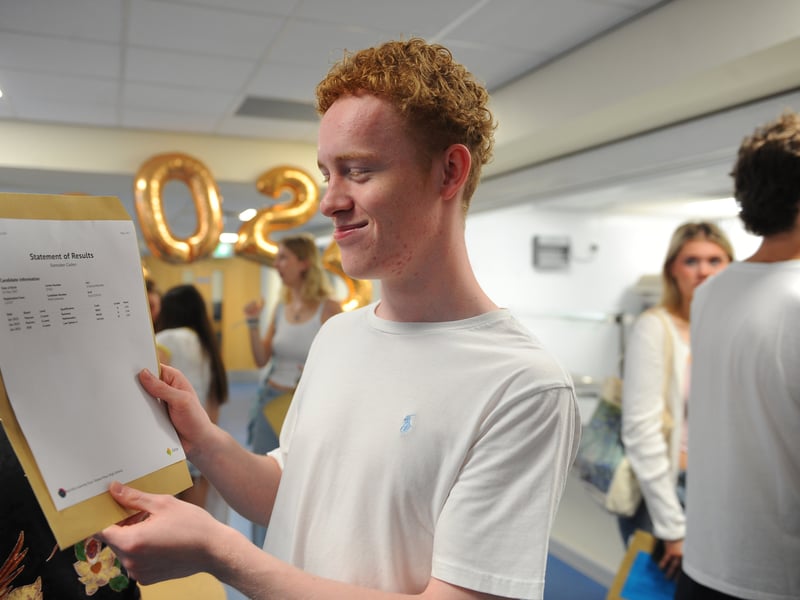 Caden Ramsden scored an A in Business, an  A in Maths, and an A* Law - and now he's heading to study Law at Newcastle University.