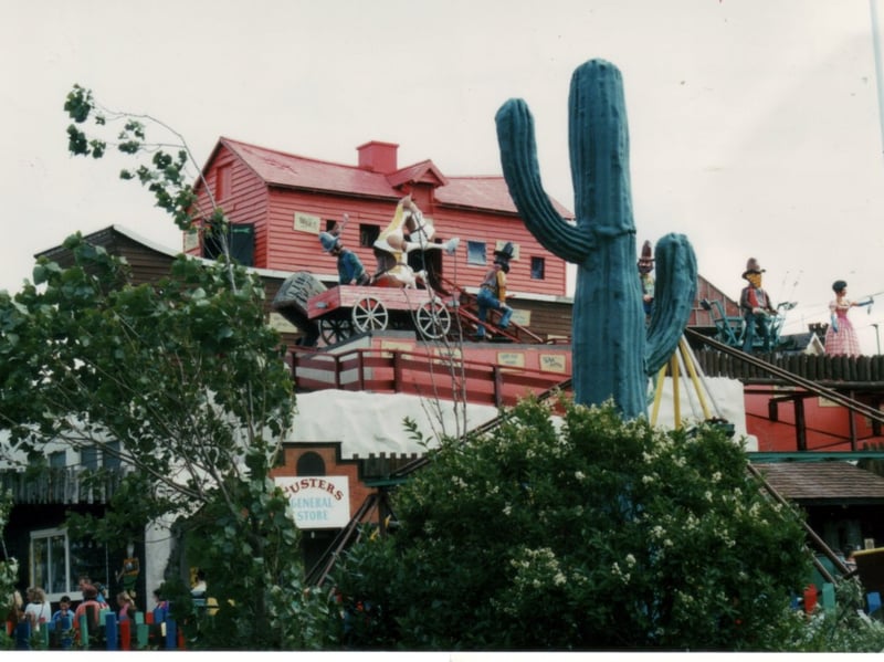 The old Frontierland theme park in Morecambe
