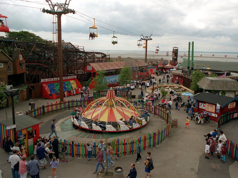 The old Frontierland theme park in Morecambe