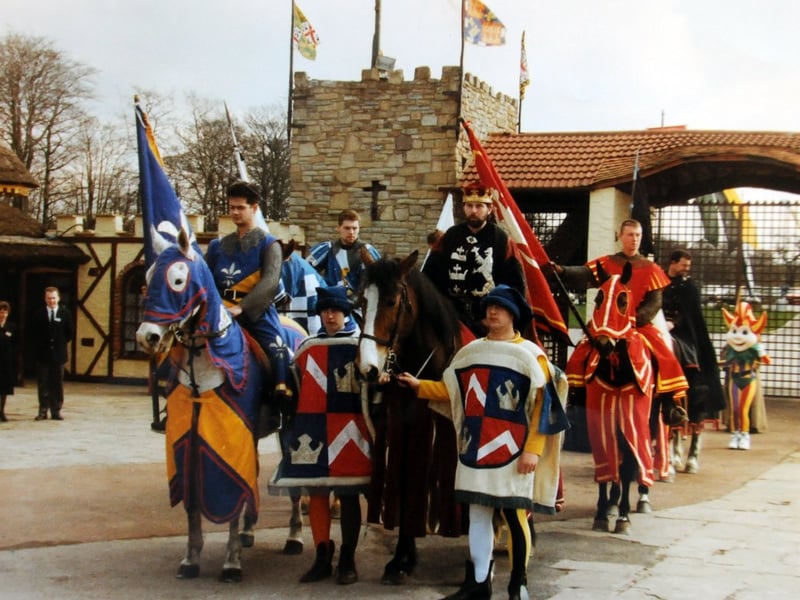Happy times at the old Camelot theme park in Charnock Richard, Lancashire