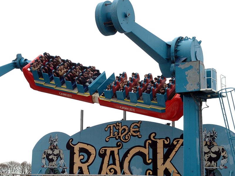 The Rack, at the old Camelot theme park in Charnock Richard, Lancashire