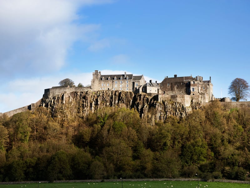 Completing the top five most scenic Scottish spots is another castle - Stirling Castle. Dating back to the fifteenth century, several kings and queens of Scotland were crowned at the castle.