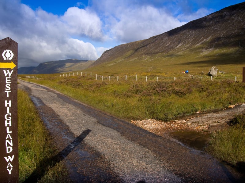 The final podium spot goes to Scotland's most famous walk - the West Highland Way which spans 96 miles of stunning scenery, starting in the East Dunbartonshire town of Milngavie.
