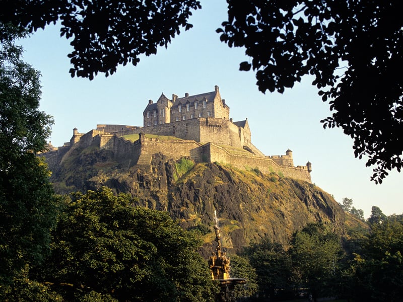 One of the best known Scottish tourist attractions, Edinburgh Castle is perched atop a rock overlooking the centre of Scotland's Capital. It came top in the survey.