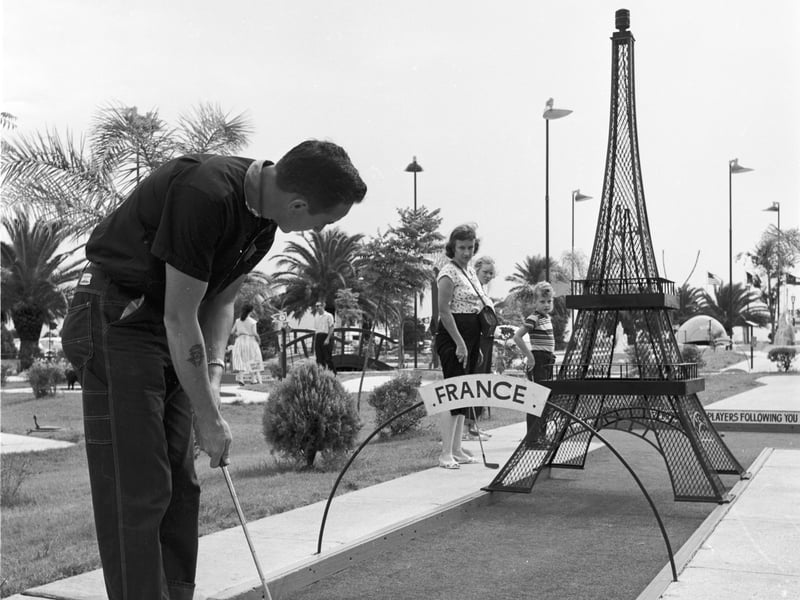 Crazy golf was popular during the 80s, and was a fun way to spend a first date. It was a good way, too, of gauging if they had any rage issues that might be a red flag.