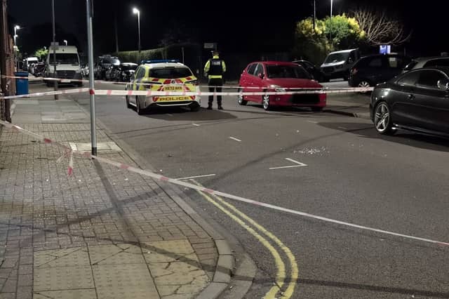 Police cordoned off a section of George Street at around 10.44pm on Saturday, August 16.