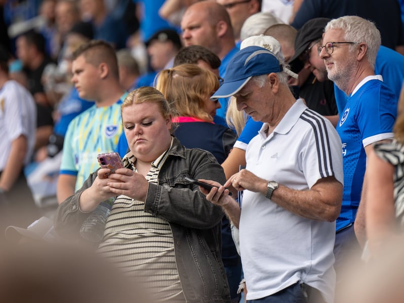 There were 20,382 supporters inside Fratton Park on Saturday afternoon as Pompey fell to their first Championship defeat of the season against Norwich City.
