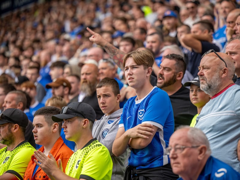 There were 20,382 supporters inside Fratton Park on Saturday afternoon as Pompey fell to their first Championship defeat of the season against Norwich City.